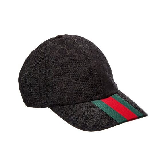 Gucci Original Gg Canvas Baseball Cap, Black - Picture 1 of 3